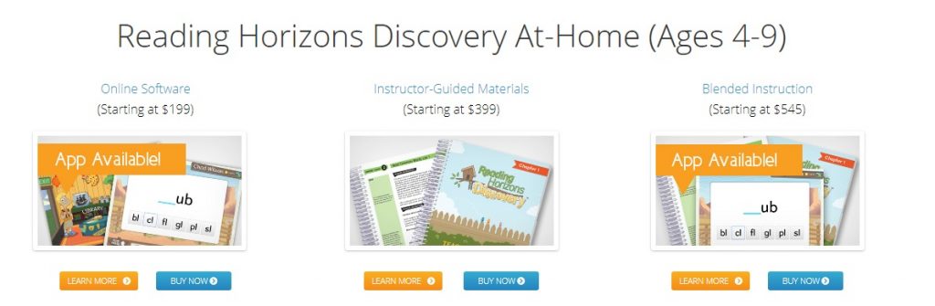 Reading Horizons review - Discovery