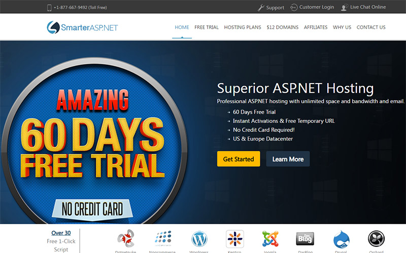 SmarterASP.NET Review 