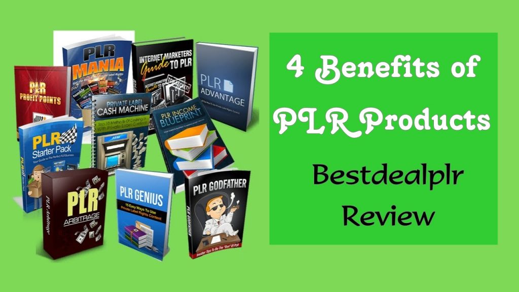 Bestdealplr Review - 4 Benefits Of PLR Products