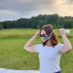 Backpack Buddha Mask Protects You From Covid-19