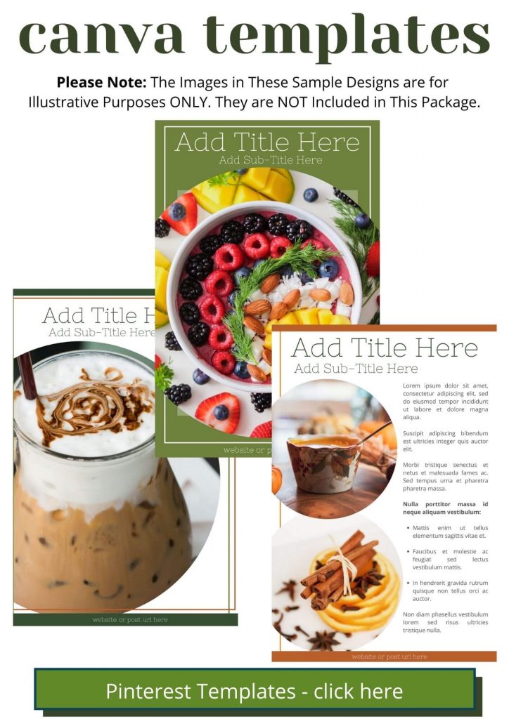 Kitchenbloggers review canva template