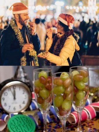 Eat 12 grapes on New Year's Eve - Weird New Year customs