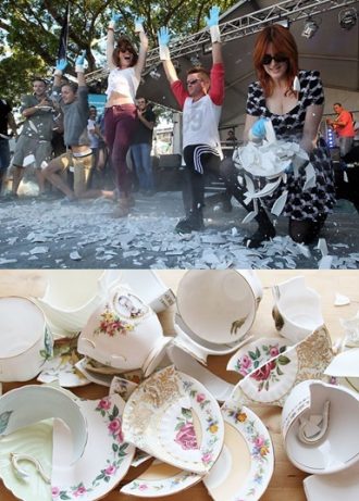 Smash the dishes - Weird New Year customs