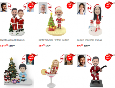 Where to buy Christmas Bobblehead