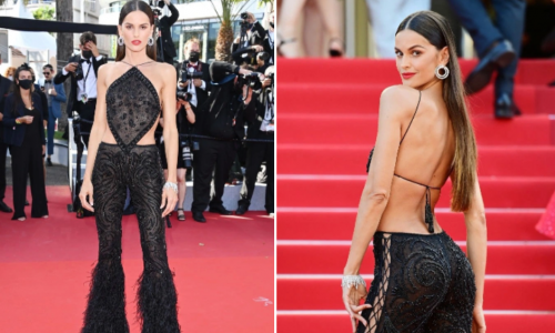 Izabel Goulart attracted all eyes with her daring outfits
