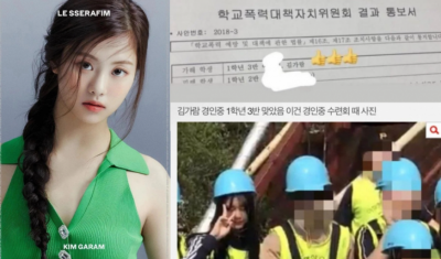 Kim Garam's school violence scandal "cooled down" thanks to the dating rumors of V and Jennie
