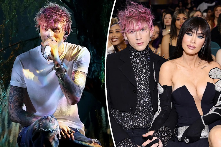 Machine Gun Kelly Sparks Marriage And Pregnancy Rumors With Megan Fox At 2022 Bbmas