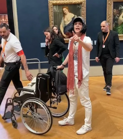 The man who created Mona Lisa Cake with the message of protecting the earth