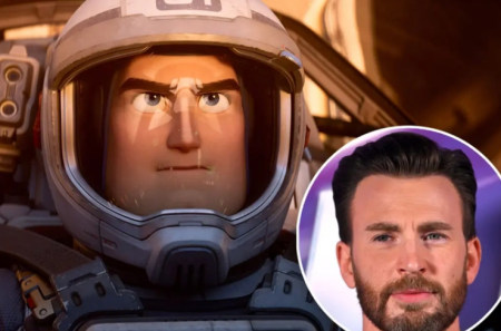 Chris Evans is the voice of the main character Buzz in Lightyears