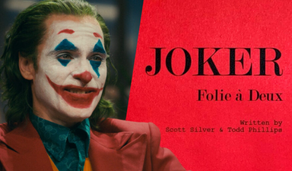 Director reveals Joker 2 script with a red cover